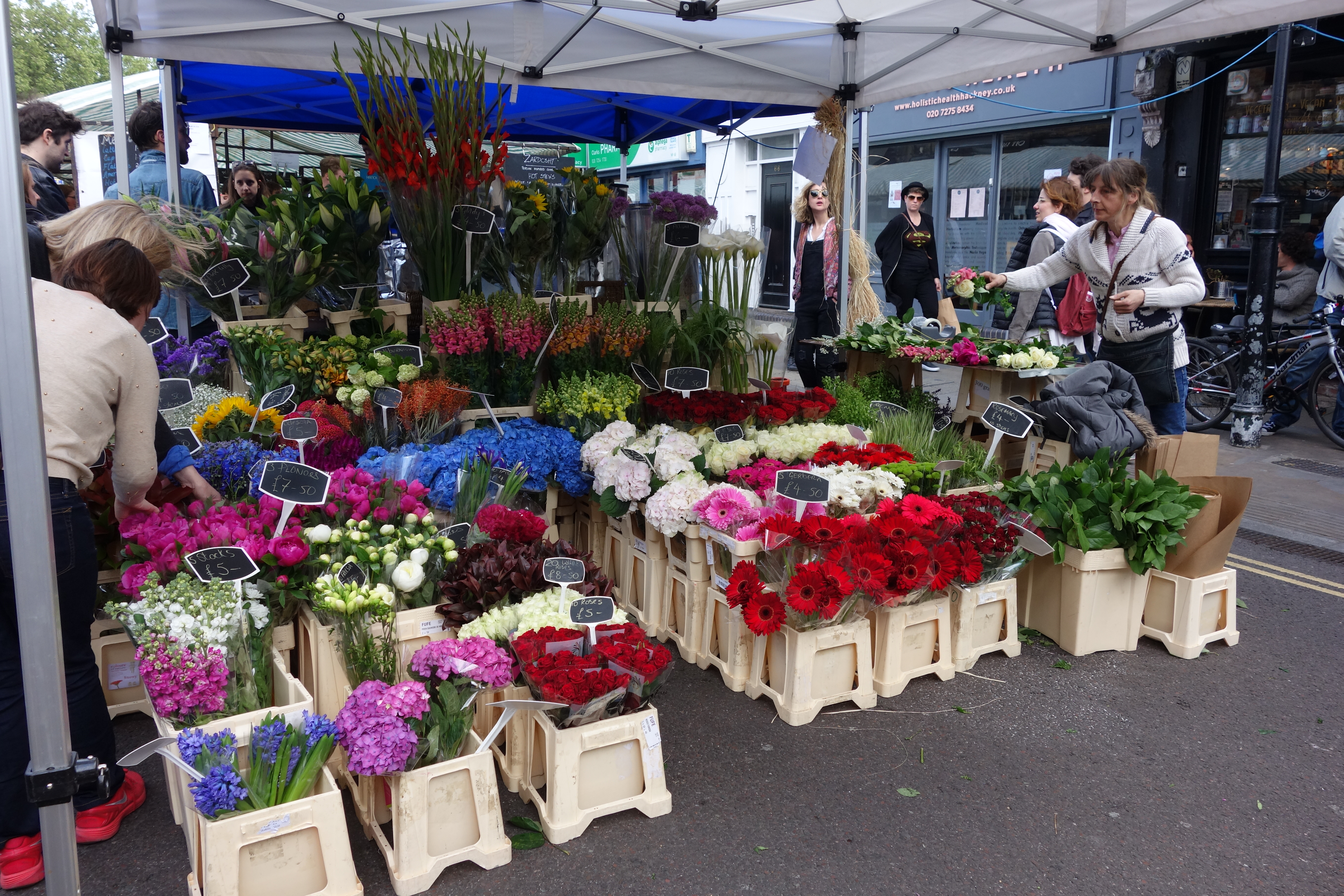 Broadway Market Flower Stall