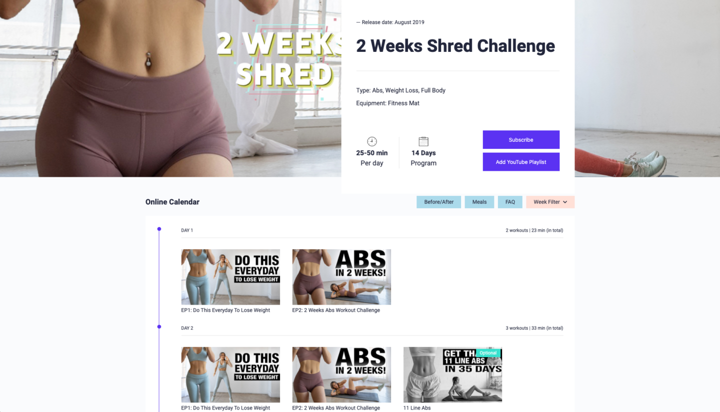 2 week shred challenge chloe ting