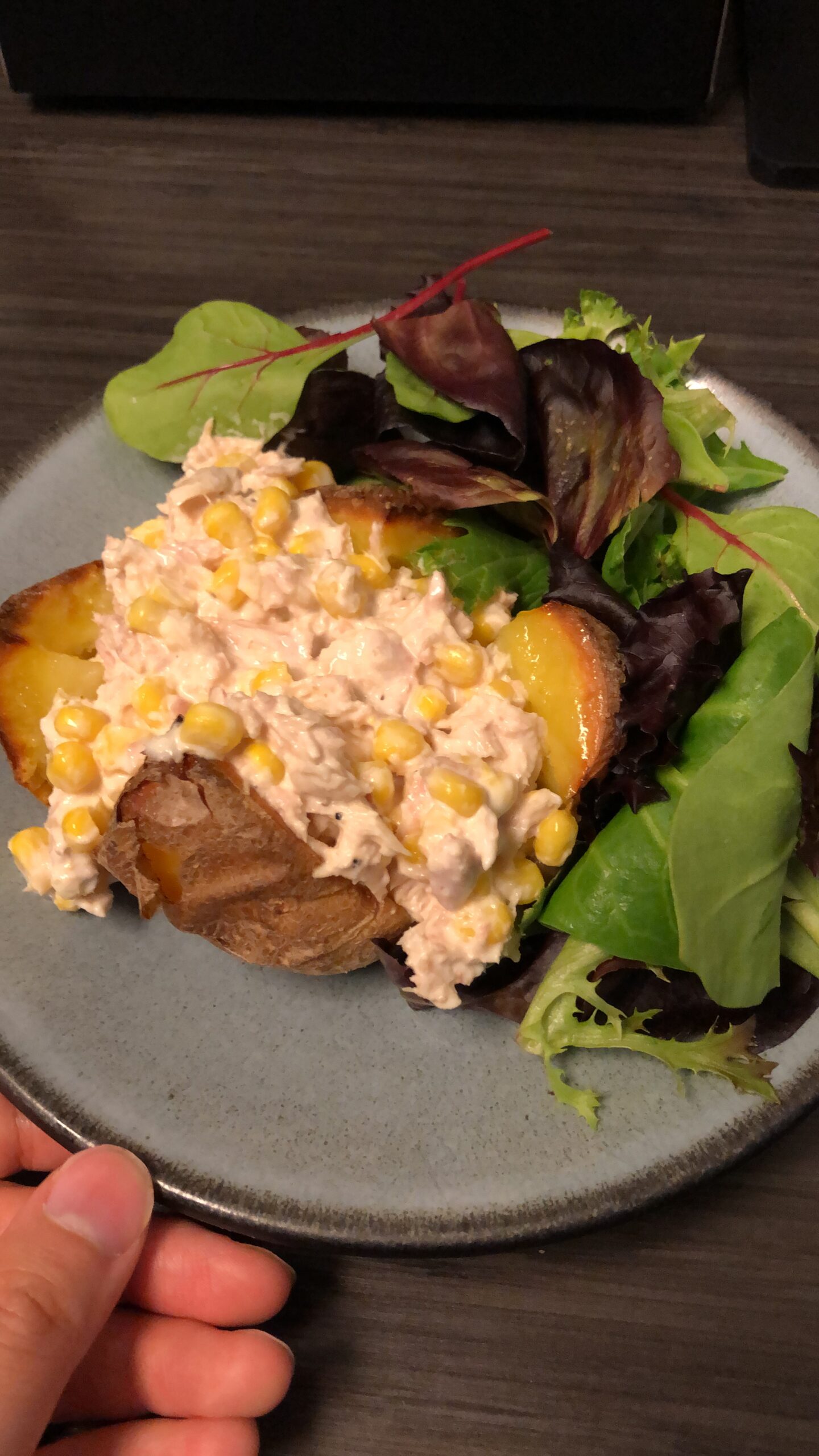 Recipe Jacket Potato with Tuna Mayo & Sweetcorn Bobbieness