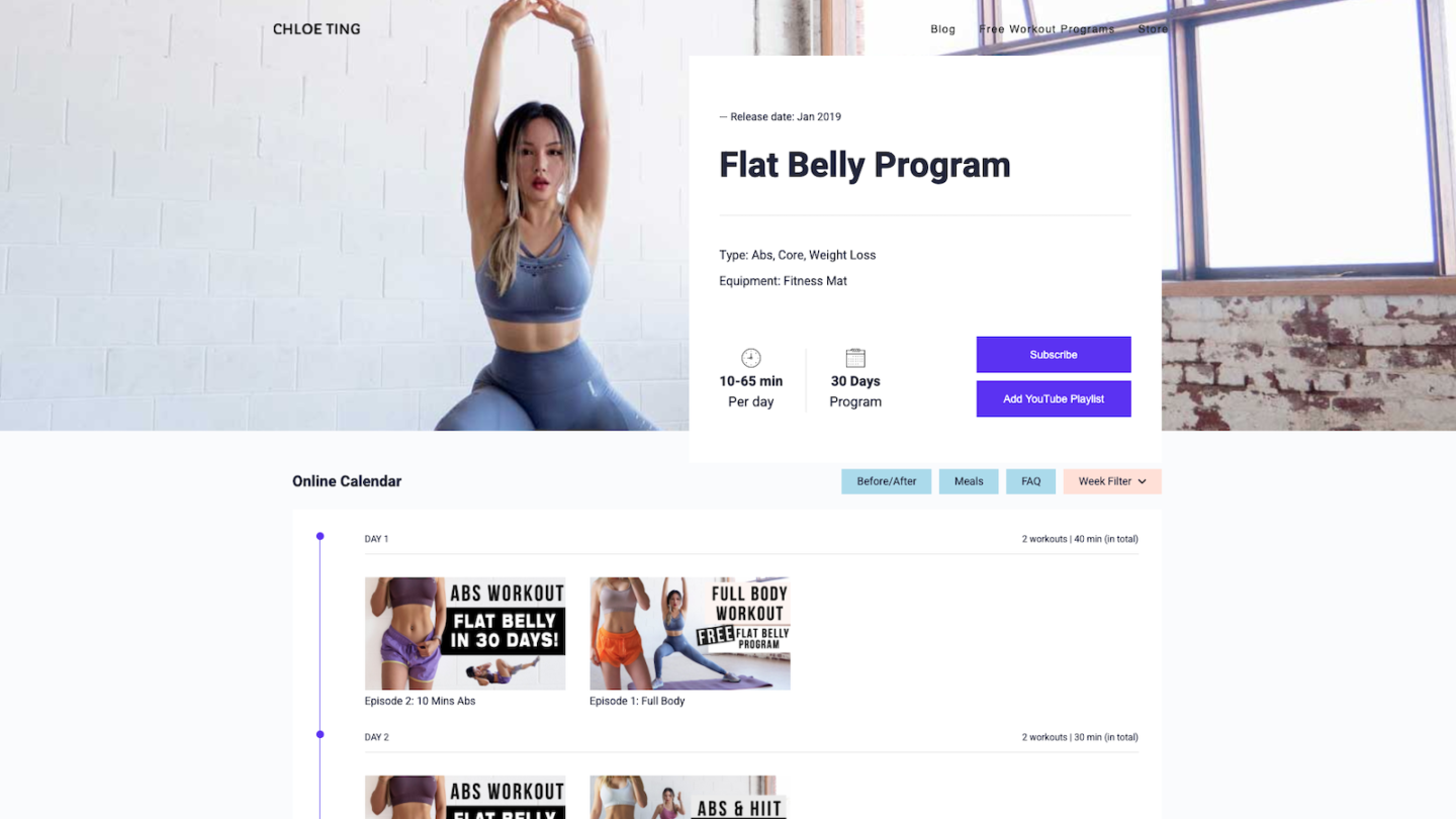 Chloe ting program flat tummy new arrivals