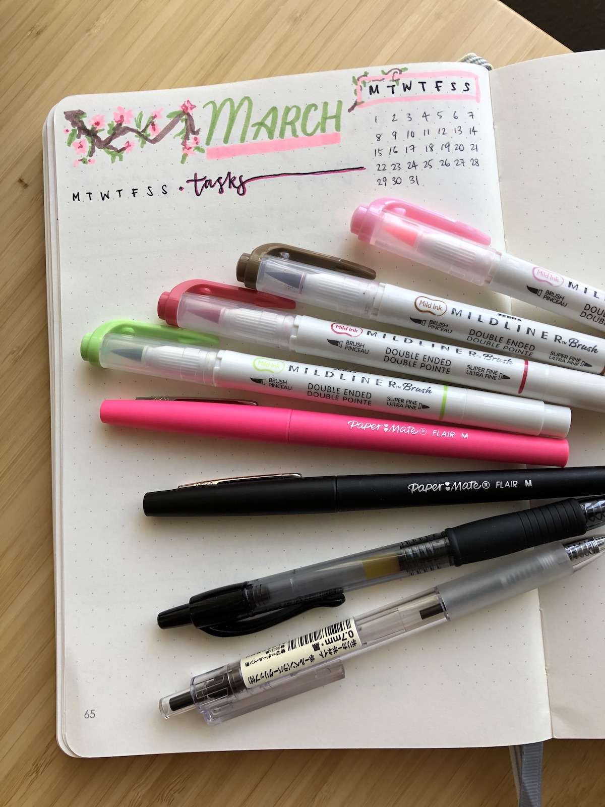 Bullet Journal: March Setup – Bobbieness